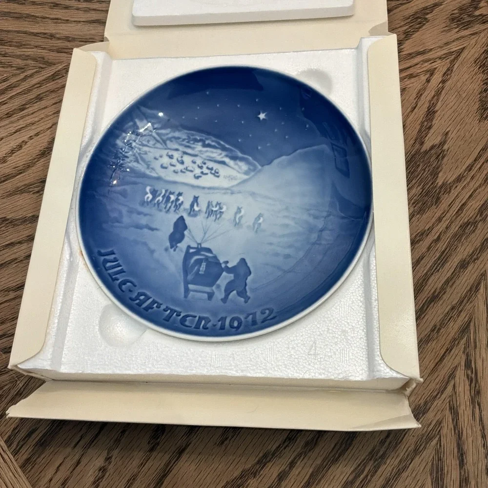 1972 Bing & Grondahl B&G Xmas Plate Christmas ~ Denmark ~in‎ Original Packaging